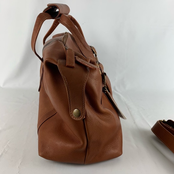 Claire Chase La Grande Duffel Bag Unisex Brown - Picture 4 of 13